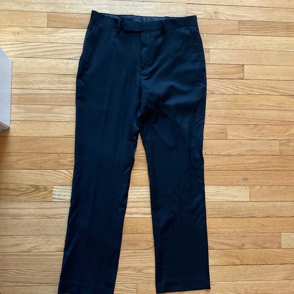 green emerald velvet dress Slim Fit Dress Pants